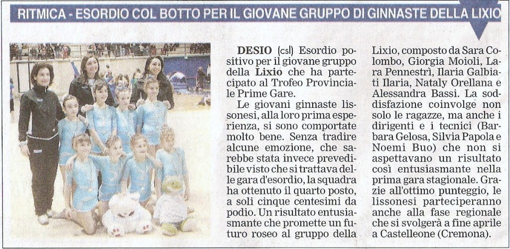 prime-gare-provinciali-2009-rassegna-stampa-il-giornale-di-monza